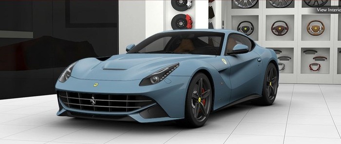 Ferrari F12 Berlinetta có đến 18 loại màu khác nhau